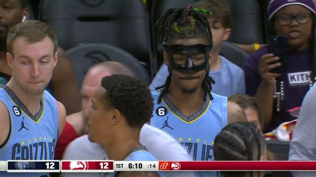 灰熊vs老鹰第1节中文解说回放