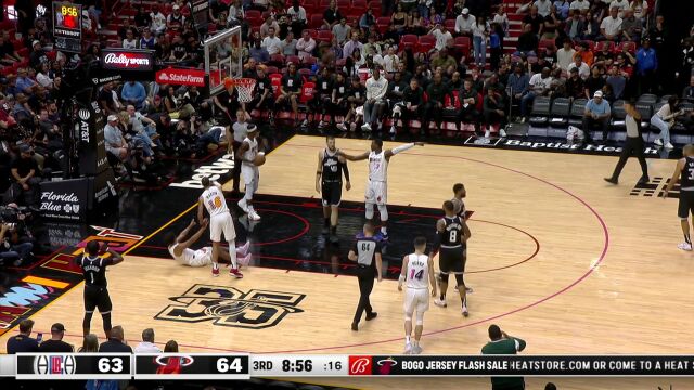 快船vs热火第3节中文解说回放