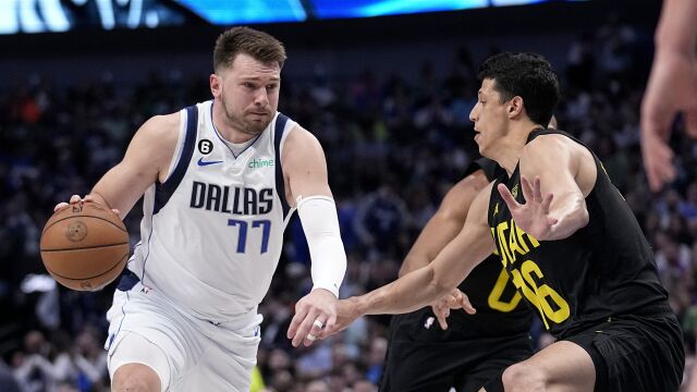 东契奇vs爵士集锦 全场砍下29+10+6率队险胜爵士