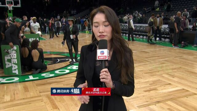 赛后孟超采访怀特：赢下这场比赛心情跌宕起伏 团结是取胜秘籍
