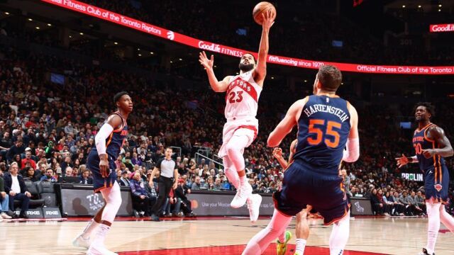 NBA·猛龙3人20+送尼克斯4连败