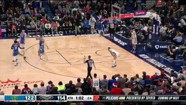 NBA常规赛：雄鹿vs鹈鹕英文原声全场回放