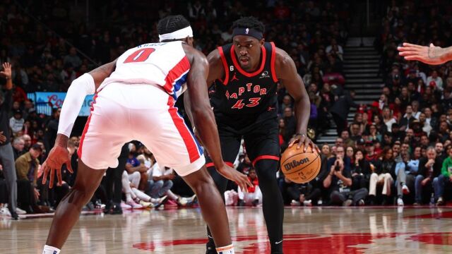 NBA·活塞97-118猛龙