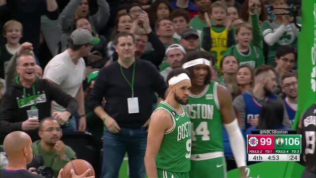 快船vs凯尔特人英文原声全场回放