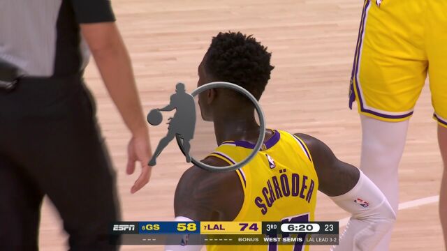 施罗德篮下顶牛挑衅追梦发生冲突 双方技犯施罗德累计2T被驱逐