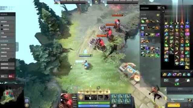 DOTA2:船长水刀溅射伤害测试 小红:真相只有一个