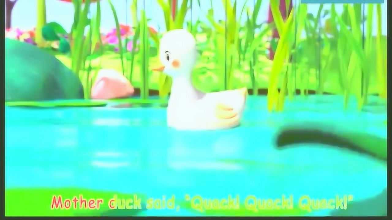 5只小鸭英语早教童谣little ducks