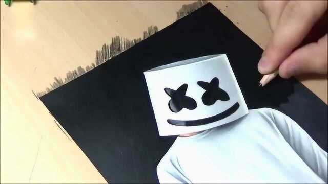 MARSHMELLO人物绘画,一个独特的角色绘画