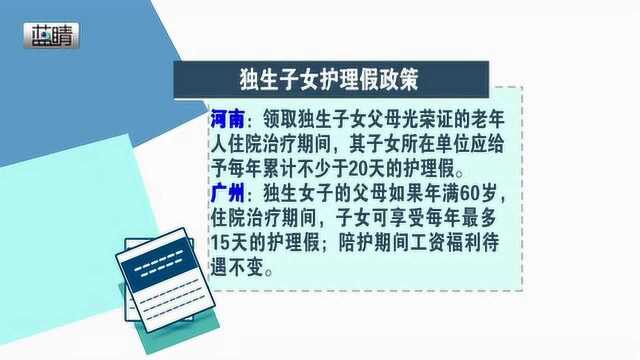 最早一批独生子女父母年逾六旬!“独生子女护理假”啥时候来?