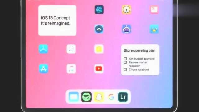 iOS 13概念版视频,苹果手机也终于迎来了分屏时代?