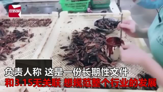 湖南槟榔企业停止国内广告宣传:为规范行业发展,与315无关