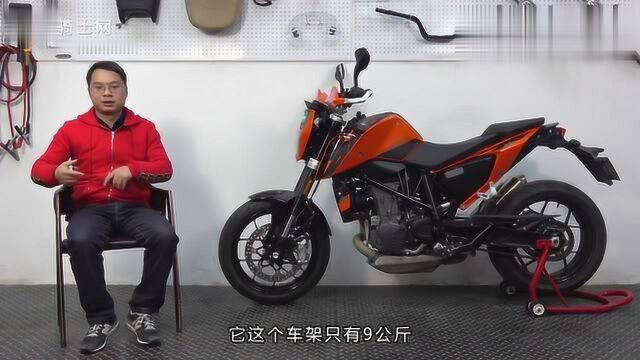 这台KTM690的重机车,一般人不敢骑很有挑战性!