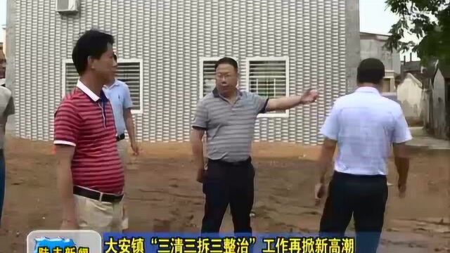 河东镇开展拆除违法建设专项行动