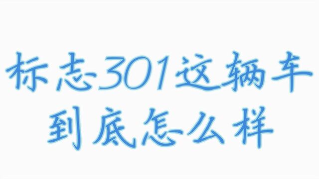 标志301这辆车到底怎么样?