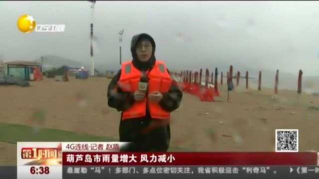 葫芦岛市雨量增大,风力减小