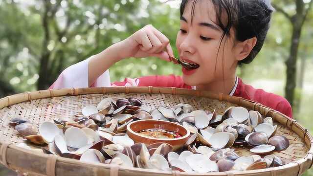 车螺这样吃才爽,一锅煮4斤不够吃,香甜爽口,看着好香