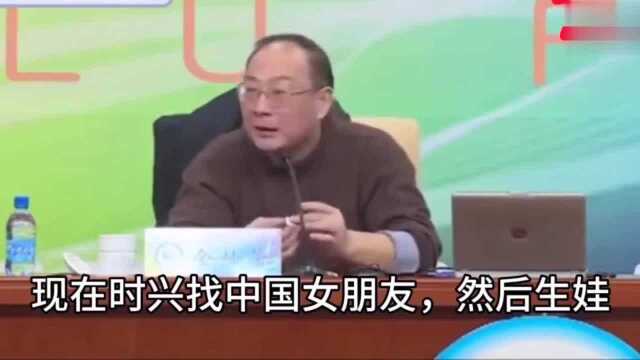 金教授演讲:广州外国非法移民问题很严重,很多人没有合法证明.