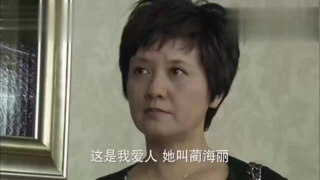 老板和女员工正在办公室谈业务,老板的妻子突然进来了