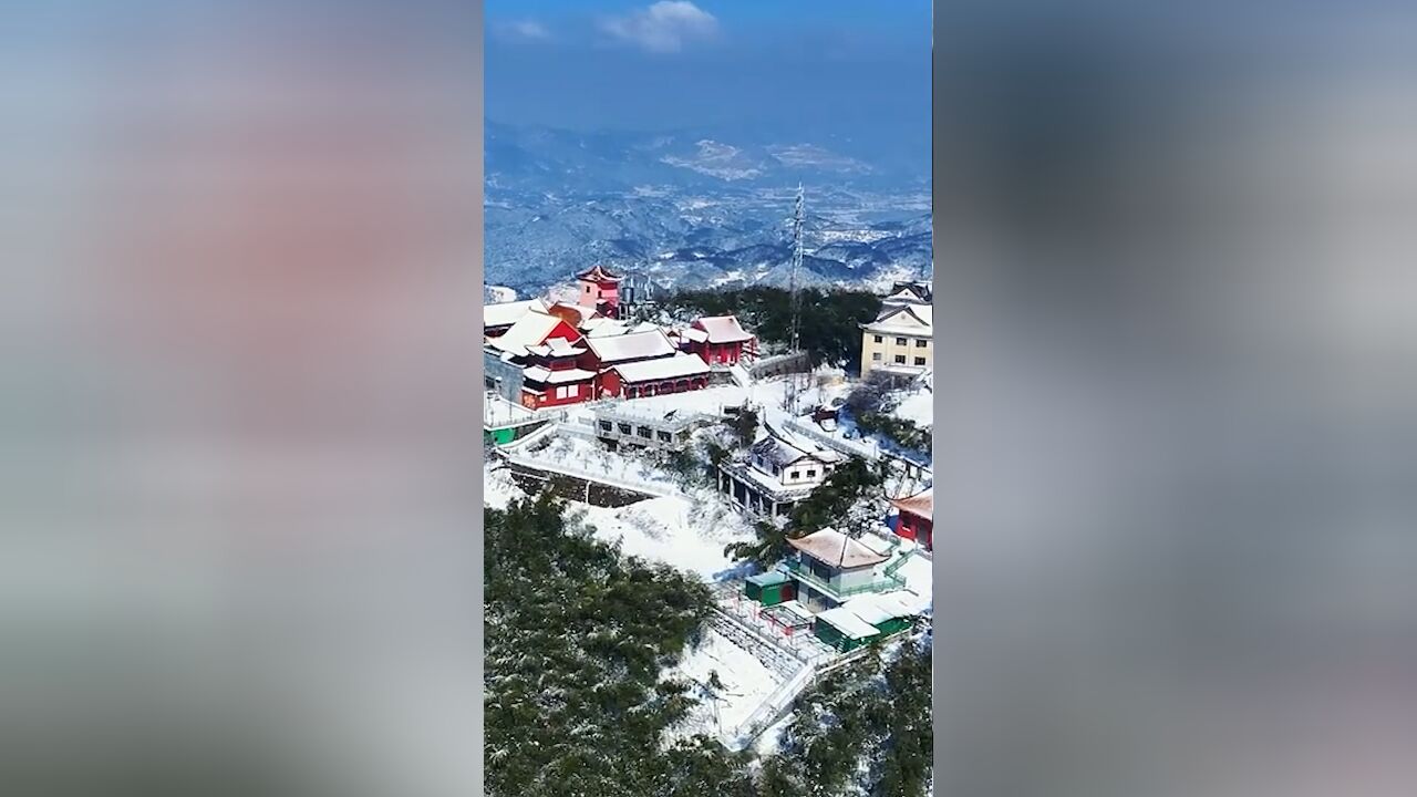 一场大雪,这里就有你从未见过的黑麋峰