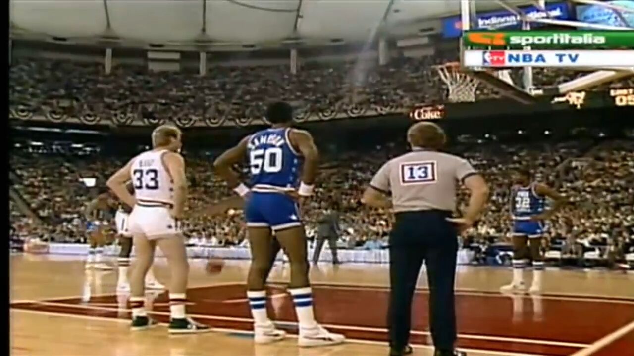 1985年NBA全明星赛 拉尔夫桑普森24+10拿下AMVP