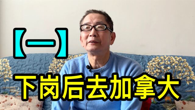 【一】下岗后去加拿大工作20多年,上海大哥说自己依然是中国人