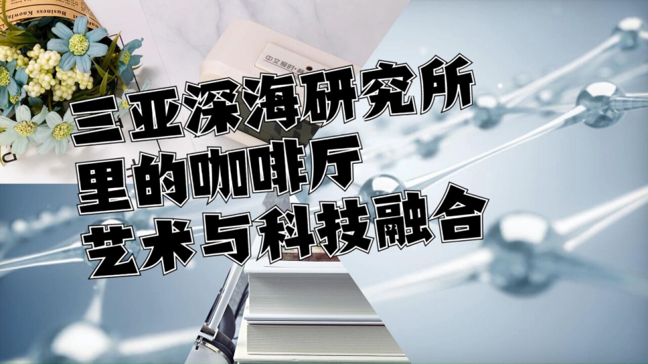 三亚深海研究所里的咖啡厅,艺术与科技融合