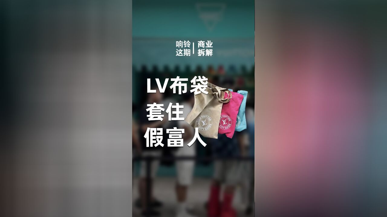 580买LV帆布袋 又蠢又穷又虚荣