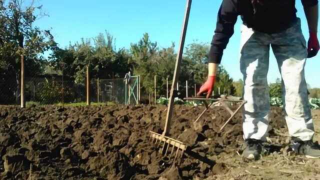 农村小哥发明“翻土”神器,一天能翻土3亩地,8块钱造一把