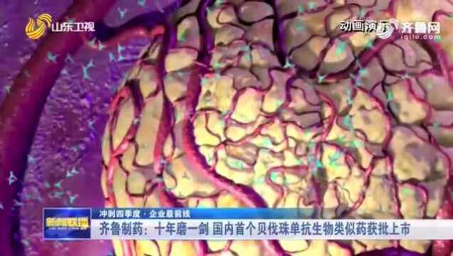 齐鲁制药:国内首个贝伐珠单抗生物类似药获批上市 更多百姓受益