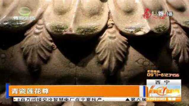 “走进青海,走进文物”,记者带你观赏青瓷莲花尊