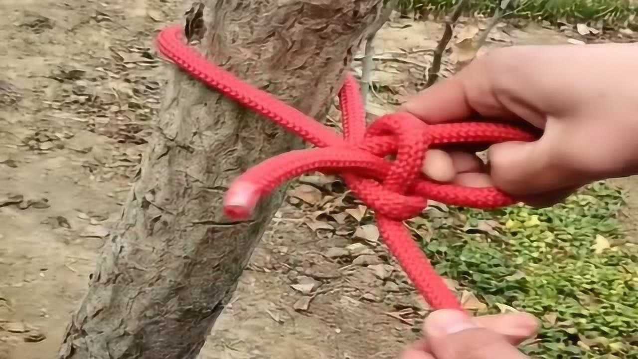 万能的绳子活扣打结手法学会这一招万物皆可绑