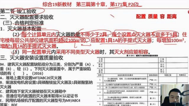 灭火器竣工验收的速记口诀,消防工程师3课都爱出题目,考生收藏