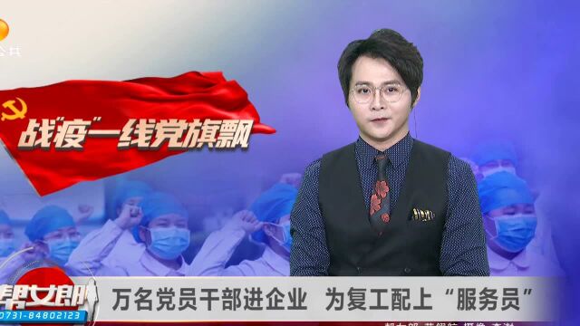 万名党员干部进企业 为复工配上“服务员”