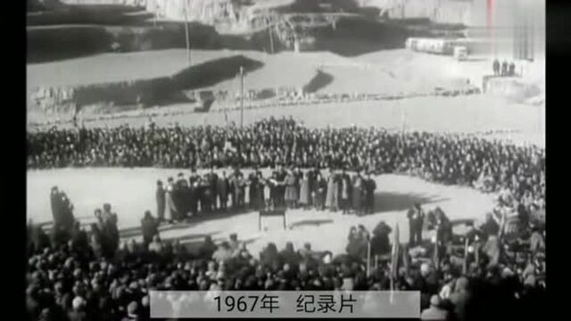 60年代历史影像:大寨村农业大丰收,女民兵与外国友人军事交流