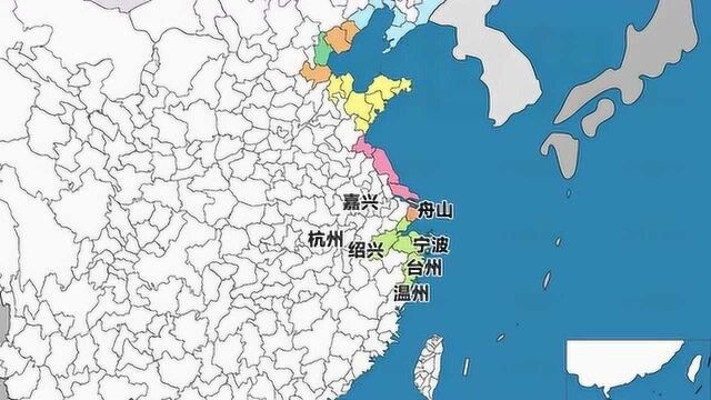 我国有哪些沿海城市,各省份分别占了几个