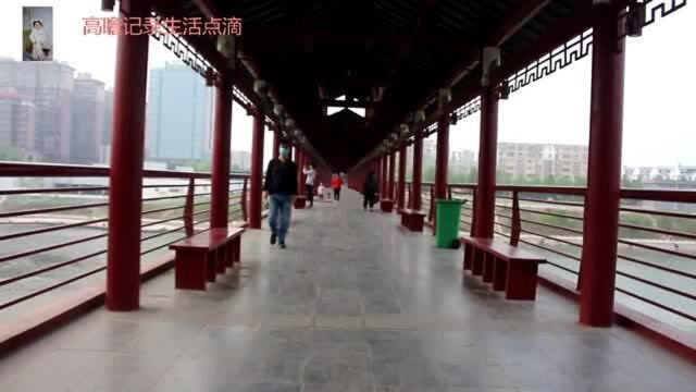 河南禹州这么冷的季节出去看看北关风雨长廊夏日的风景