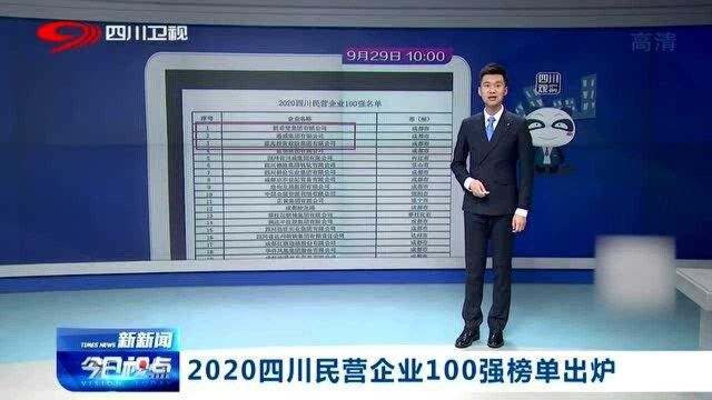 2020四川民营企业百强榜!四川企业哪家强?