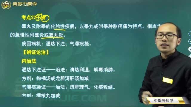 中医外科学:子痈是睾丸及附睾的化脓性疾病,病因有哪些?如何治疗?