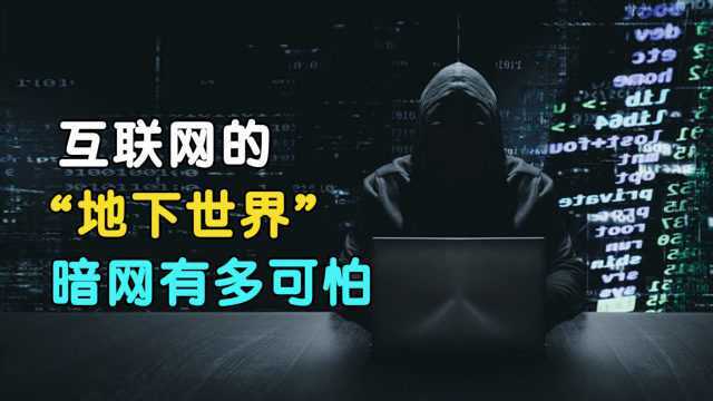 互联网的“地下世界”,所谓的“法外之地”,到底在干些什么?