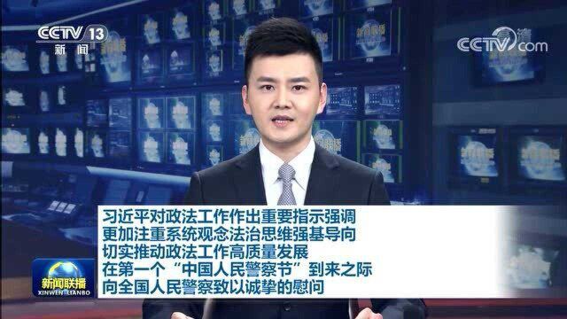 习近平对政法工作作出重要指示