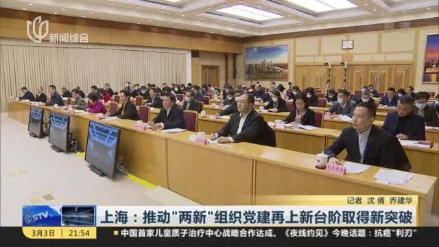 上海:推动“两新”组织党建再上新台阶取得新突破