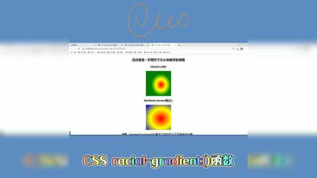 #热点速看#CSS radialgradient ()函数 #维埃斯欧 #程序员日常