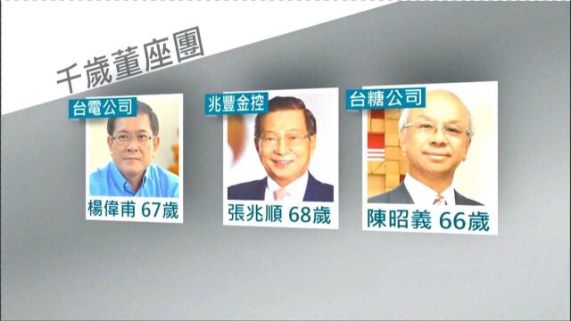 台湾公营企业董事长多超过65岁 民进党养“千岁酬庸团”当提款机