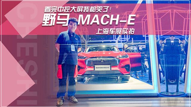 看完中控大屏我都哭了!上海车展实拍野马MACHE