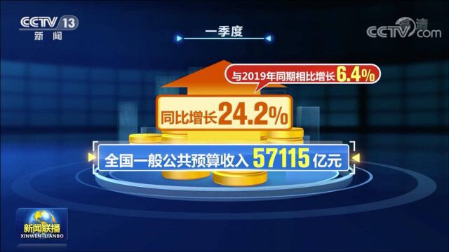 全国一般公共预算收入两年平均增长3.2%