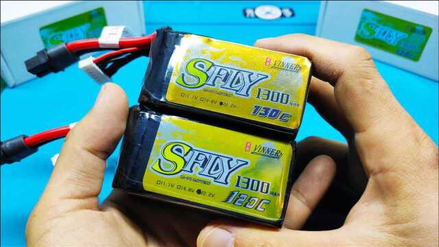 【兔蛋FPV】威能 SFLY 6S 1300 130C 电池 户外飞行测试