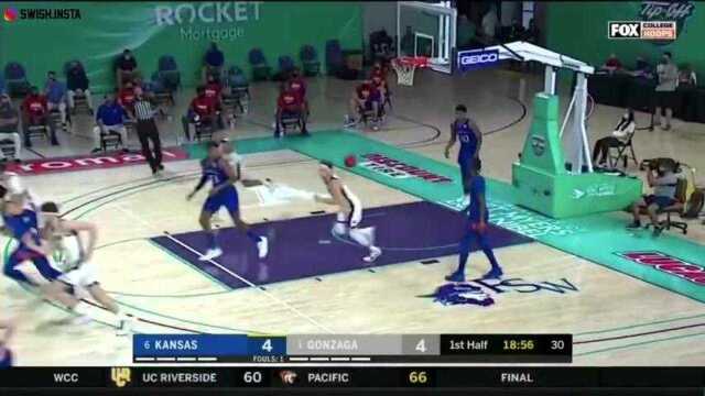 NCAA冈萨加大学控卫:杰伦萨格斯(Jalen Suggs)