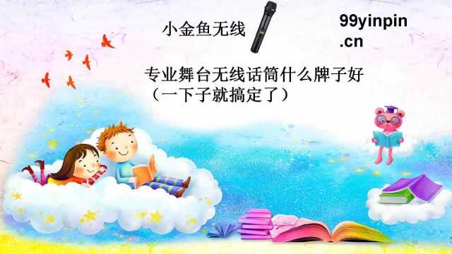 专业舞台无线话筒什么牌子好(一下子就搞定了)