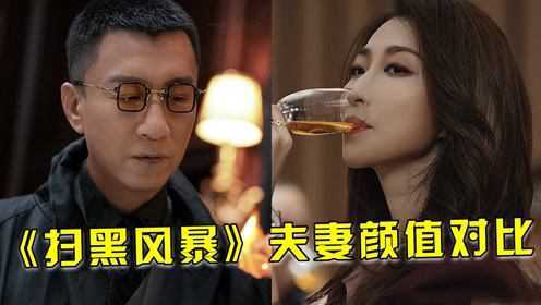 扫黑风暴夫妻颜值对比孙红雷和老婆同框飙戏刘奕君妻子美貌赛热巴扫黑