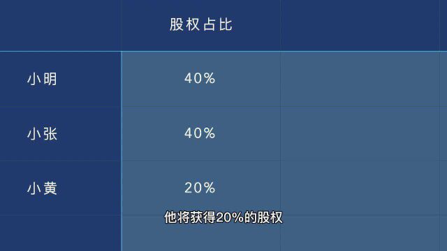 投资理财基础 创业者,合伙人,投资者股权分配方法 (十二)